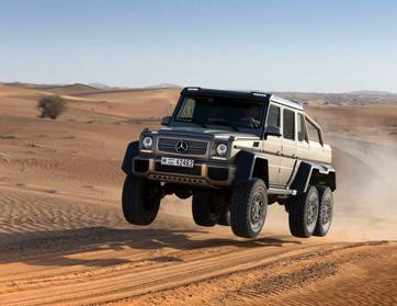 مرسيدس تكشف عن سيارة الدفع الرباعية  G63 AMG 6×6